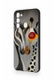 Tecno Spark 8C Compatible Zebra and Giraffe Patterned Silicone Case - 4