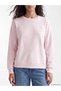 Vizyon New Season Pink Embroidered Oversize Women's Sweatshirt - 4