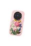 Vivo X300 Compatible Case Camera Protective Pink Silicone Couple Phone Case with Floral Pattern - 3