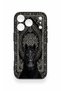 iPhone 17 Pro Compatible Ethnic Horse Figure Patterned Silicone Case - 2