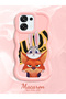 Oppo A6 Pro Compatible Case Camera Protector Pink Silicone Couple Phone Case Rabbit Pattern - 2