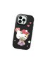 iPhone 12 Pro Max Compatible Case with Camera Protector Black Silicone Couple Phone Case with Kitty Pattern - 3