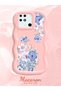 Redmi 10C Compatible Case Camera Protector Pink Silicone Couple Phone Case Floral Pattern - 2
