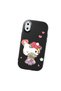 iPhone XS Max Compatible Case with Camera Protector Black Silicone Couple Phone Case with Kitty Pattern - 3