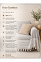 غطاء أريكة من القطن الفاخر - متعدد الاستخدامات 180 × 220 - 3