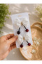 Girl's Cherry Dangle Butterfly Hair Clip 2 Pieces - 3