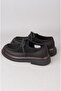 Seç Yola Genuine Leather Men's Shoes Black Nubuck - 5