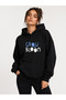 Grow Bloom Printed Hooded 2 Thread Rastered Sweatshirt