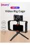 MT33 Mobile Phone Vlogging Filmmaking Cage Stabilizer with Tripod