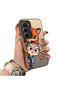 Infinix Hot 60I Compatible High-Quality Cartoon Fox and Rabbit Couple Printed Case - 2