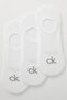 Footie High Cut Invisible Socks 3 Pairs Men's Invisible Ballerina Socks 3-Piece Pack White - 5