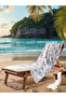 90 X 170 Beach Towel 100% Cotton Hypoallergenic'Palude' - 5