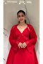 6 Piece Cotton Combed Cotton Dowry Women's Pajama Nightgown Dressing Gown Set |   Back V-Cut Dowry Set Cotton - 5