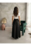 Women's High Waist Satin Skirt 2121 - 4