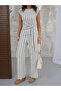 Women's Sienna Lacing Detailed Crinkle Fabric Blouse Pants Set - 4
