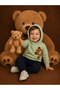 Baby Boy & Child 100% Cotton Teddy Bear Embroidered Hooded 2-Piece Top and Bottom Set - 2