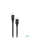 27W Fast Charging & High-Speed Data Transfer USB-C to Lightning Cable – 1.2m Tangle-Free Liquid Silicone Cord with Anti-Break Reinforced Ends & Smart Chip Protection – Black