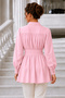 Wide Belted Shirt S0134 Pink - 3