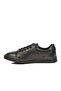 Black Genuine Leather Men's Sneaker Perforated Breathable Casual Memory Sole M682 m - 4