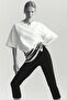 Capri trousers with scarf - 2