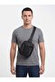 Sling Crossbody Bag for Men, Waterproof Slim Shoulder Backpack SBP3205, Black, 7.5" - 6