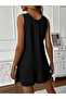 Women's Strap Round Neck Button Waffle Short Jumpsuit - 3