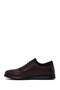 Men's Brown Lace-Up Leather Casual Shoes Wm700002Dv - 3
