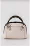 Women's Cream-Brown Small Size Hand and Shoulder Bag-Bd7030Bd - 3