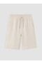 Peak New Season Beige Regular Fit Men's Shorts - 4