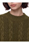 High Collar Patterned Women's Knitwear Tunic - 3