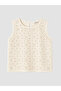 Beige Crew Neck Lace Blouse