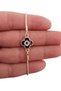 Gold Color Enamel Work Evil Eye Clover Bracelet, Adjustable According to the Size. - 3