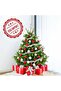 Fresh Premium Christmas Tree with Red and Silver Decorations 250cm - 2