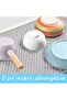 2 Pack Dish Drying Mat for Kitchen Counter, Microfiber Ultra Absorbent Dish Drainer Mats, Large Size - 4