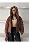 Trend Hooded Elastic Puffer Inflatable Coat - 2