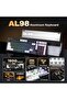 AL98 1800 Aluminum Wireless Mechanical Keyboard (White, Milk V2) | QMK/VIA, Smart LCD Display - 4