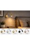 Modern Flexible Led Wall Reading Lamp Bedside Sconce with On/Off Switch 5 Color Options - 2