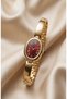 Women's Steel Watch Gold Color Burgundy Dial Classic Vintage Special Design Old Money Premium Luxury Elegant Stylish Women's Wristwatch |   Limited Edition 2026 - 5