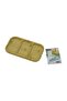 Rectangular 3 Compartments=2+1 Wooden Bamboo Serving Presentation Tray - Board 25 X 14 X 1.4cm - 2