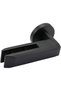 glass railing clamps - SS glass fence support frames - For swimming pools - For glass handrails - balconies - & stair railings (1 piece - black) - 2