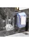 Two-piece wall-mounted wet wipes and paper towel holder set - suitable for kitchens, bathrooms, and toilets. - 3