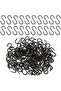 100 Mini S-Hooks S-Hooks for Hanging Decorative Hooks Black Mini S-Hooks Metal Hooks S-Connectors Jewelry Ornaments Keychains Small Kitchen Utensils