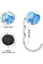 Desktop tote bag rack with 4 foldable non-slip hooks, suitable for office or restaurant use. - 3