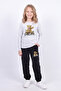 Girl's Printed Long Sleeve Top and Bottom Set