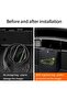 Black single-pack car starter cable organizer, charger organizer, cable organizer, includes electric vehicle charging cable (square). - 3