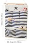 Wall Storage Cotton Bag - Wall Organizer - 2 Pieces - Blue - 3
