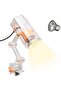 Adjustable reptile lighting and heating combination lamp, 360-degree rotating arm, simulates sunlight, UVA/UVB rays, 25W (turtles).