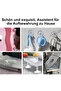 20 suction cup hooks for glass screws, 41mm diameter suction cup, PVC material, transparent suction cup, with connecting nut, M4 thread. - 4