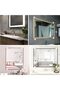 4-piece mirror mounting bracket set, round mirror clip, glass clip, frameless glass wall mounting bracket - 3