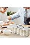 Suitable for Stackable Ravioli Container Box for Freezer Multi-Layer Dumpling Fridge Space-Saving Wontons - 3